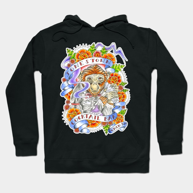 jonestown inspired tattoo design Hoodie by FinnIreland